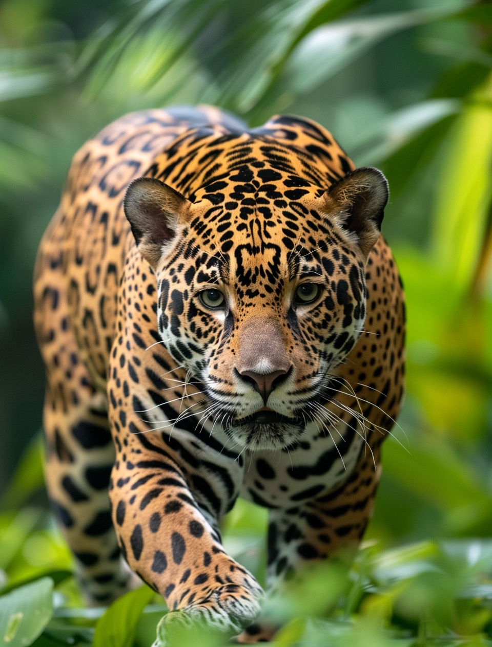 Jaguar running through the Jungle 2.0