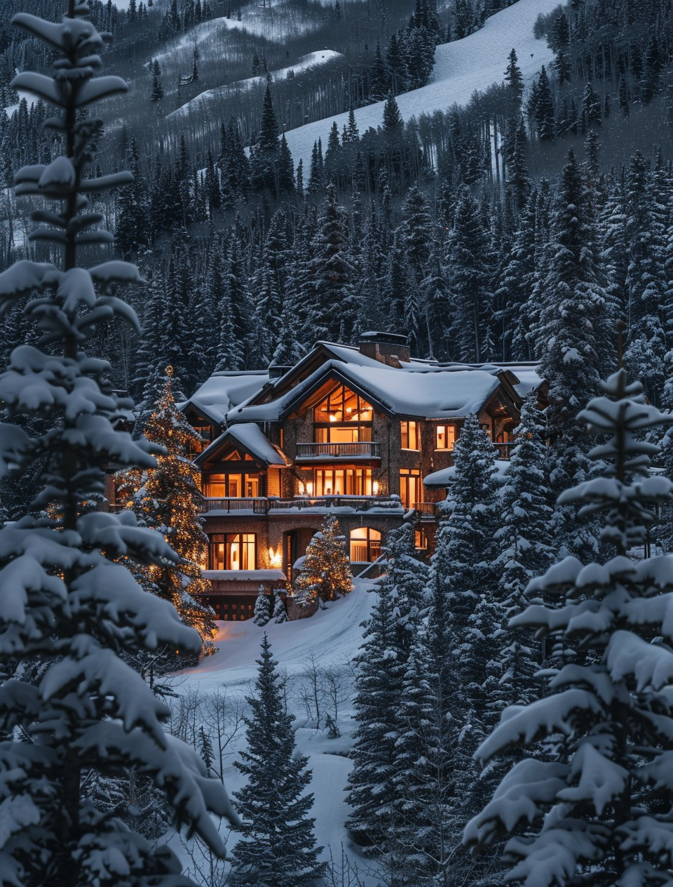 Luxurious Home in Snowy Mountain 2.0
