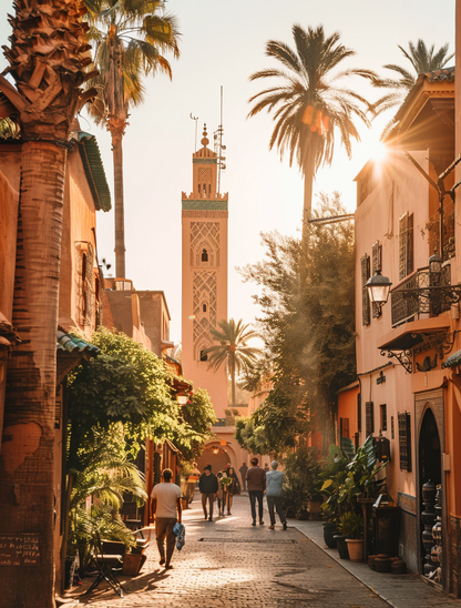 Marrakech View Of Street