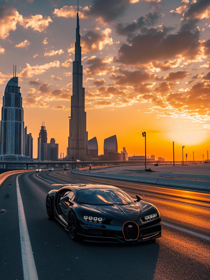 Dubai Bugatti Front View