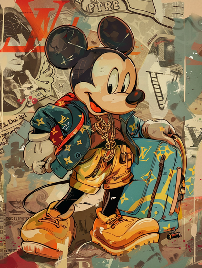 Mickey Mouse Bag Louis Vuitton Suitcase