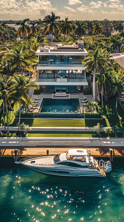 Miami Mansion Yacht