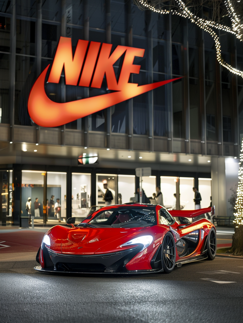 Mclaren Front of Nike Store 2.0