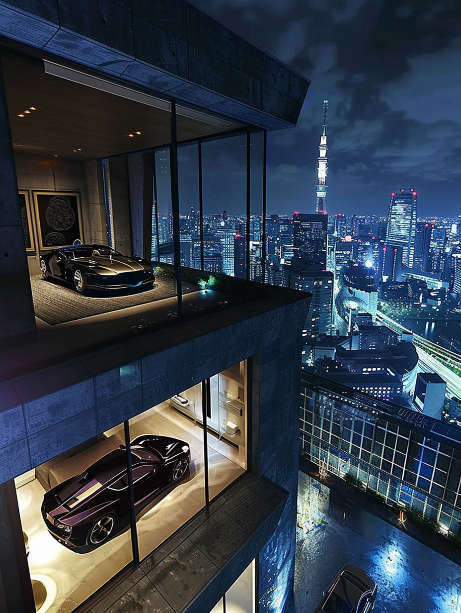 Tokyo High-Rise Penthouse Supercar 2.0