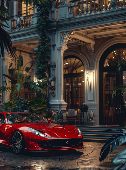 Luxury Home Red Ferrari 2.0