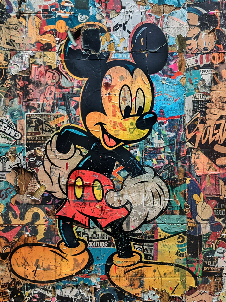 Painted mickey