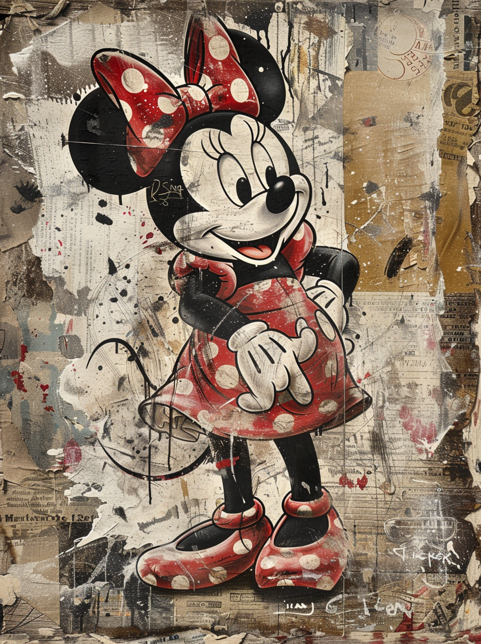 Painted minnie