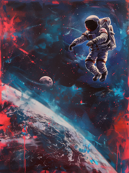 Space Man painted 2.0