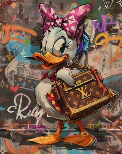 Daisy Duck Louis Vuitton Make Up Bag