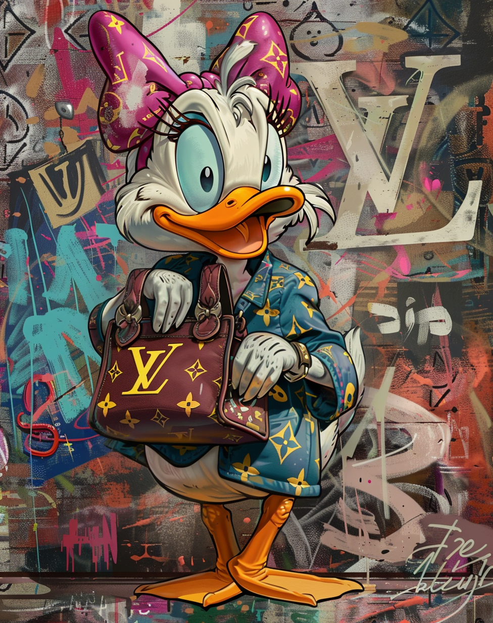 Daisy Duck Shock Louis Vuitton Bag