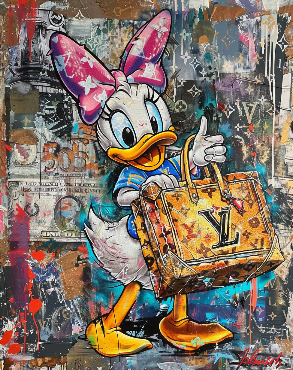 Daisy Duck Louis Vuitton shopping Bag 2.0