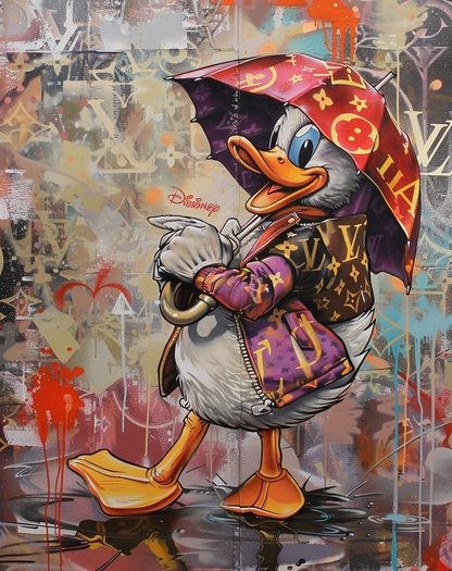 Daisy Duck Louis Vuitton with an Umbrella 2.0