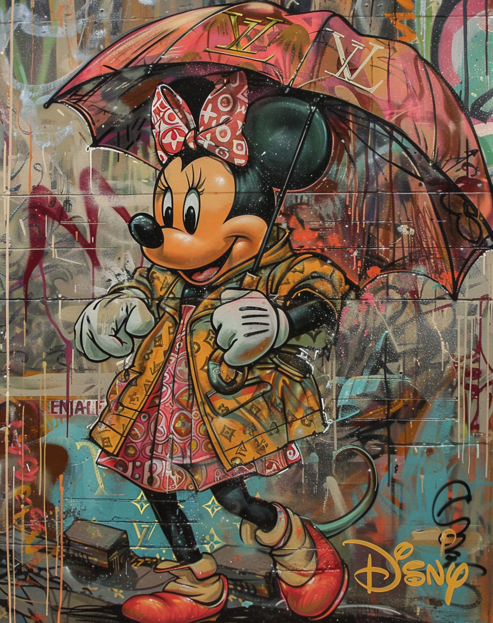 Minnie Mouse Louis Vuitton Umbrella