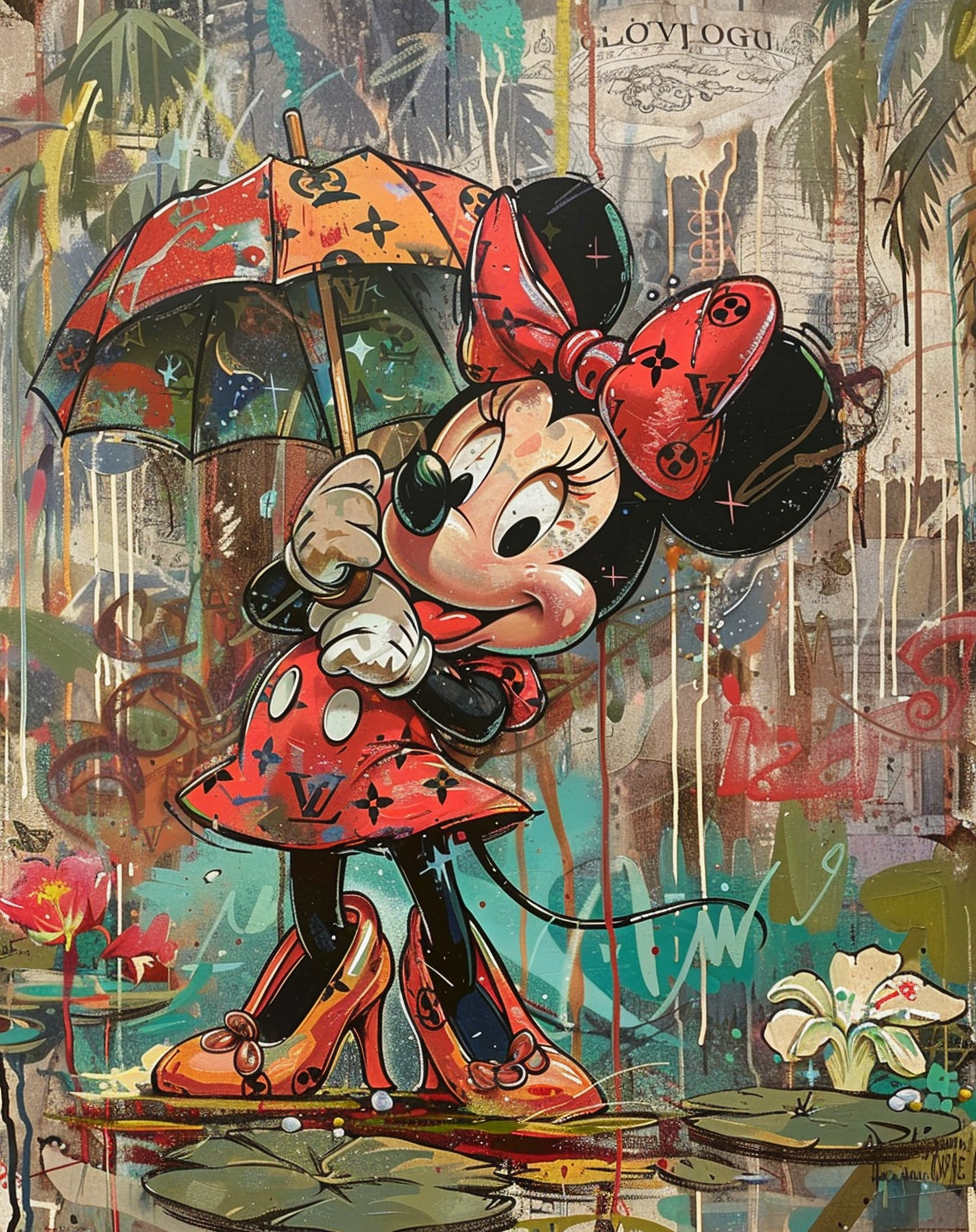 Minnie Mouse Louis Vuitton Umbrella 2.0