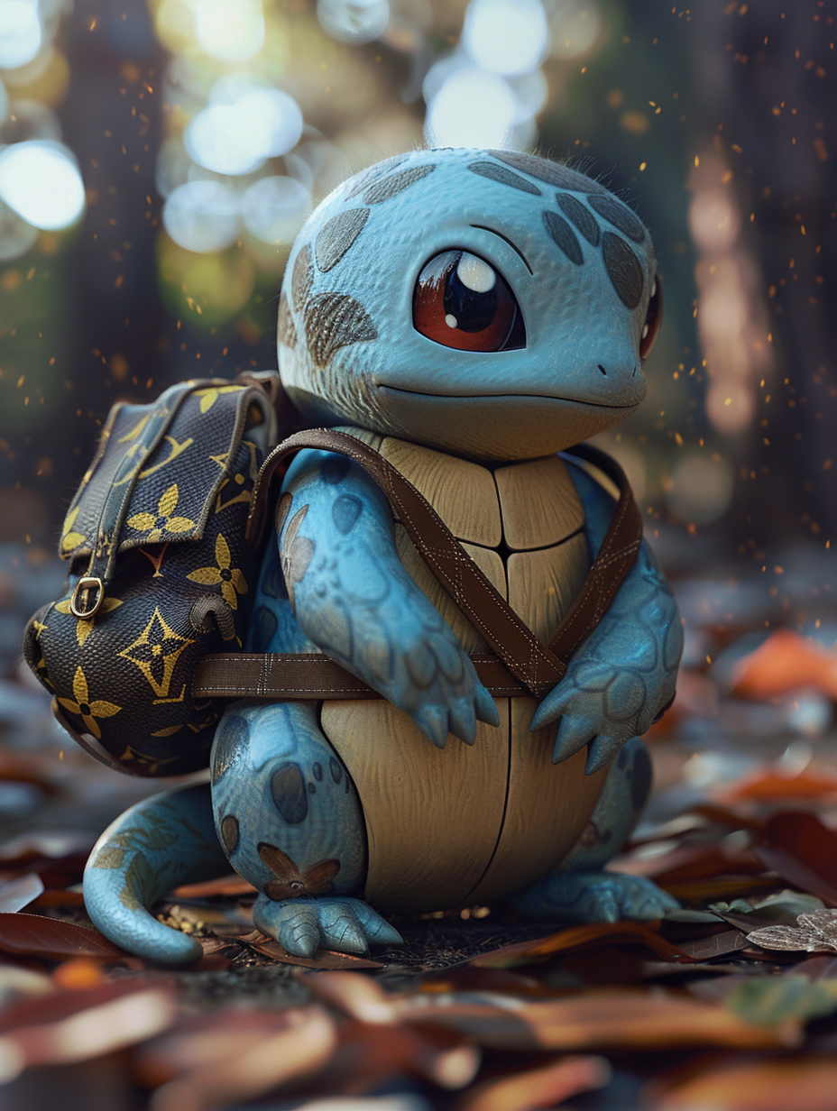 Squirtle in Louise Vuitton 4.0